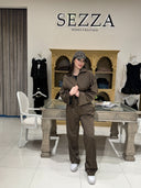SATEN PANTOLON CEKET TAKIM