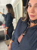 Denim Uzun Kol Slim Gömlek