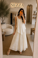 ÇİÇEK NAKIŞ MAXİ BLUZ M39832