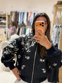 BOMBER TAŞLI CEKET