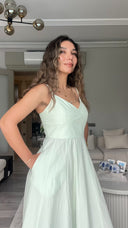 Cepli Midi Elbise