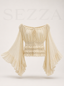 İthal Pamuklu Blouse Crop