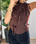 FİYONK DETAYLI BLUZ