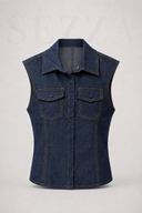 Denim Yelek