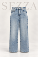 Taşlı Denim Pantolon