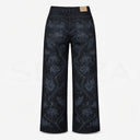 TAŞLI DESENLİ DENIM PANTOLON