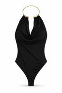 AKSESUAR DETAYLI ÇIT ÇITLI BLUZ